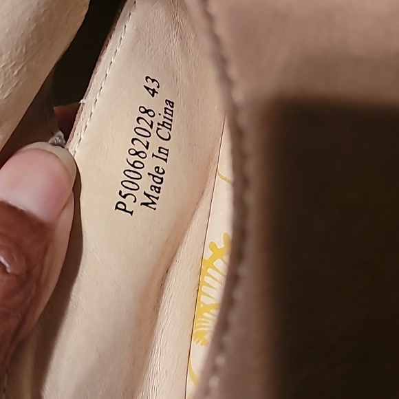 Fly London Leather Rubber   Strap Wedge Shoes - Picture 8 of 9